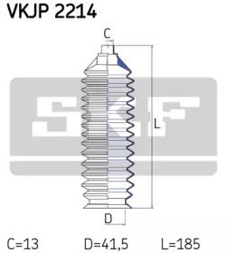 Рулевое управления SKF для HONDA LOGO (GA) 1.3 (GA3)